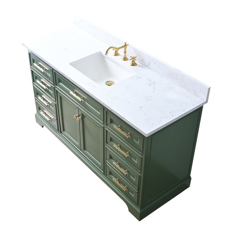 Sterling Rivers Thompson 60'' Single Bathroom Vanity with Vanity Top